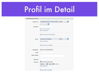 Profil im Detail 