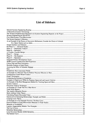 NASA System Engineering Handbook