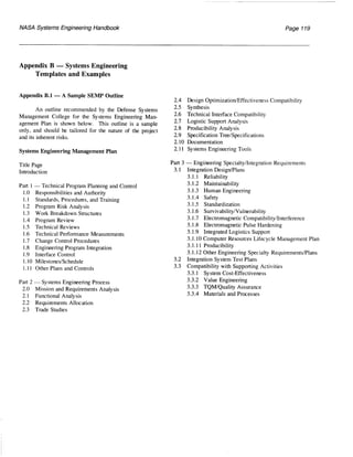 NASA System Engineering Handbook