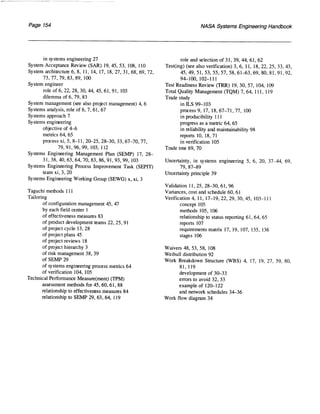 NASA System Engineering Handbook