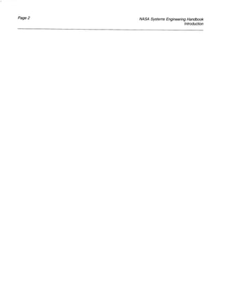 NASA System Engineering Handbook