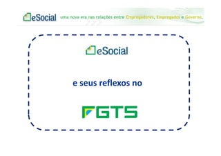 uma nova era nas relações entre Empregadores, Empregados e Governo.
e seus reflexos no
 