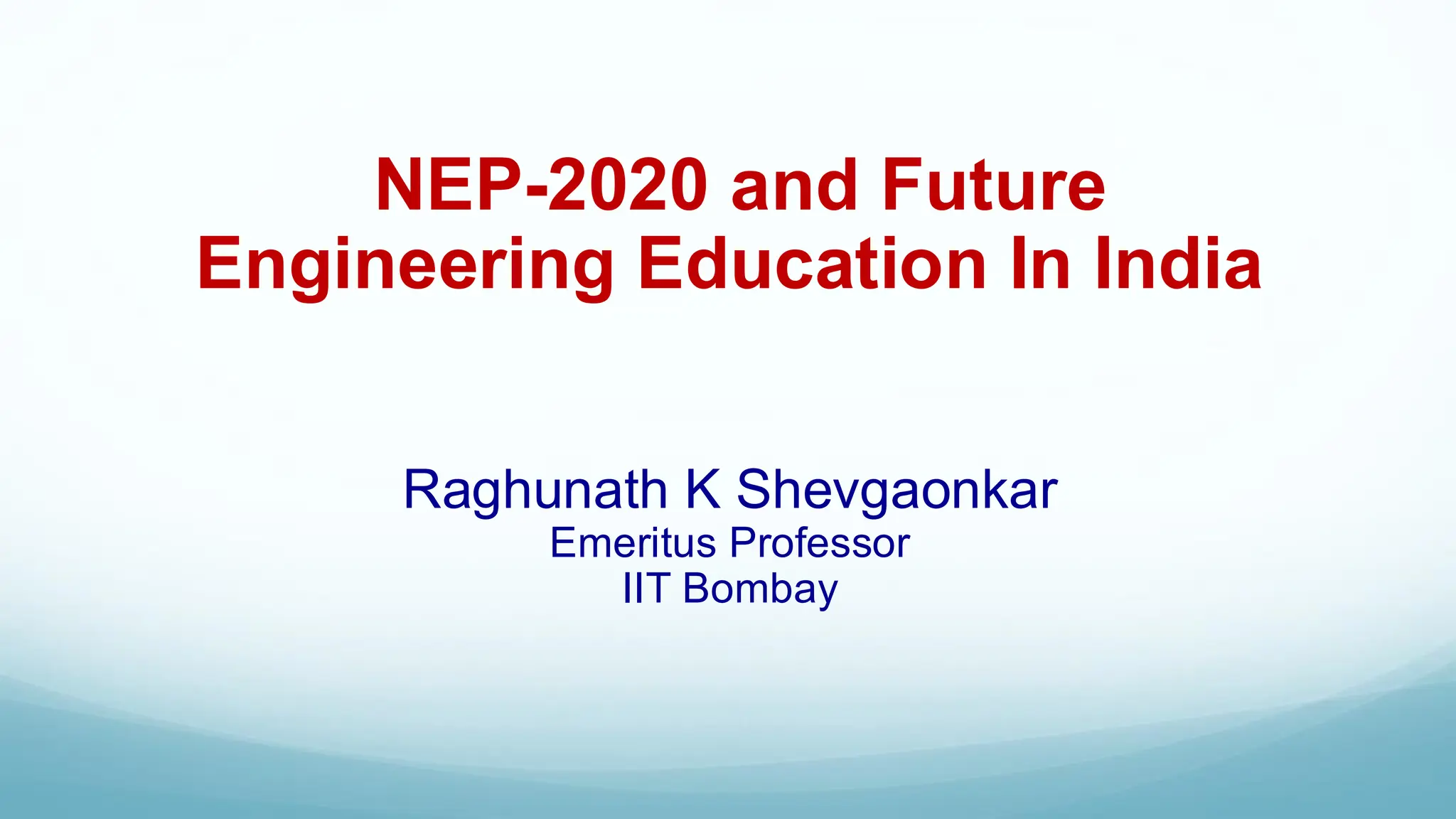 Agile Mumbai 2728th Sep 2024 Implications of NEP 2020 for