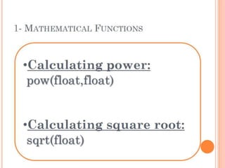 [SpLab7]Functions I