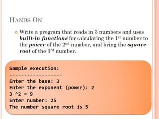 [SpLab7]Functions I