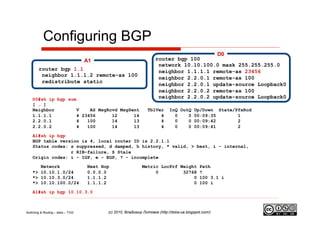 Basics of routing & switching: BGP | PDF