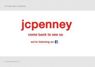 | 19
www.sponsorpay.com
A “fail” turning into positive
JC Penney took a unilateral decision a year and a half ago to chang...