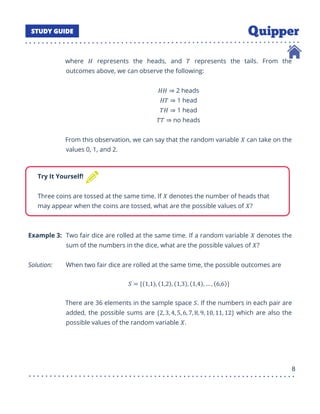 Descrete and CONTINUOUS RANDOM VARIABLES | PDF