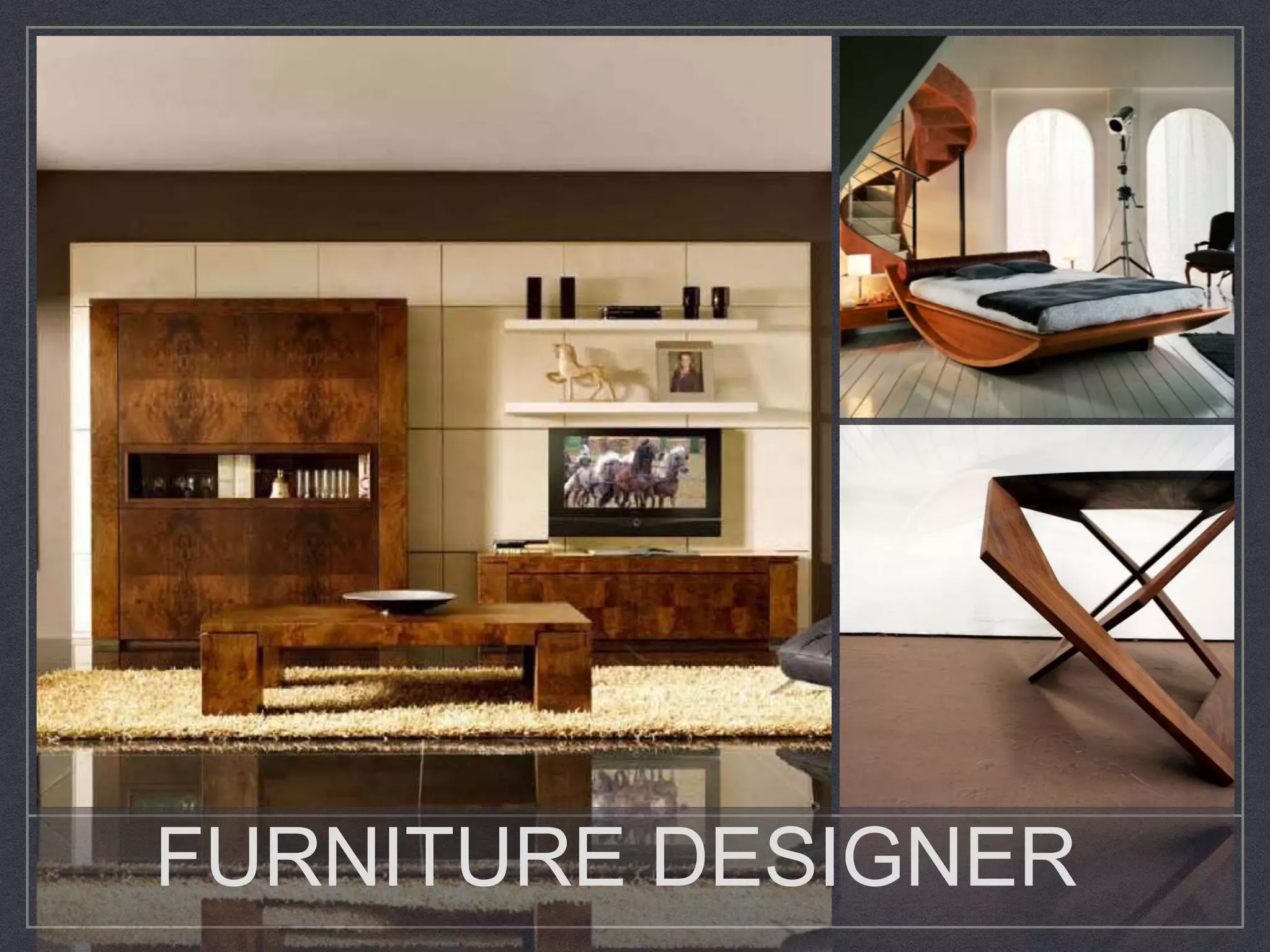 FURNITURE DESIGNER
 
