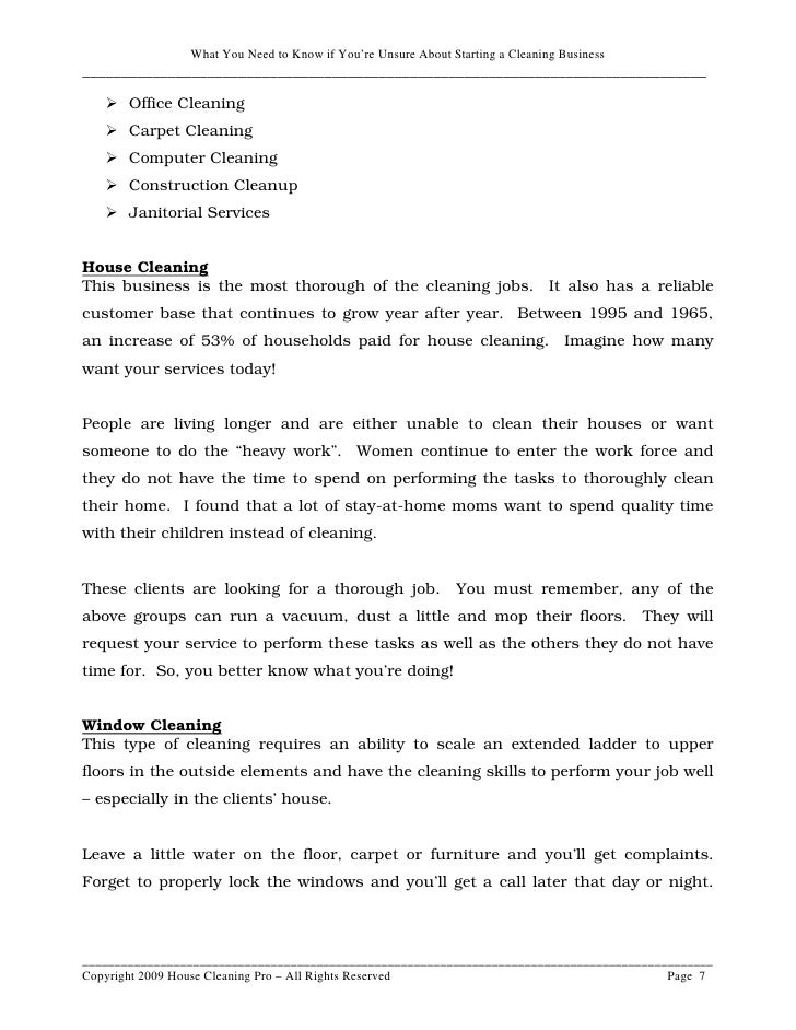 how to get house cleaning jobs