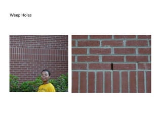 Weep Holes
 