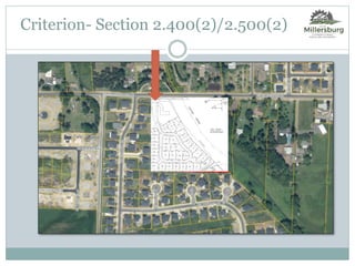 Criterion- Section 2.400(2)/2.500(2)
 