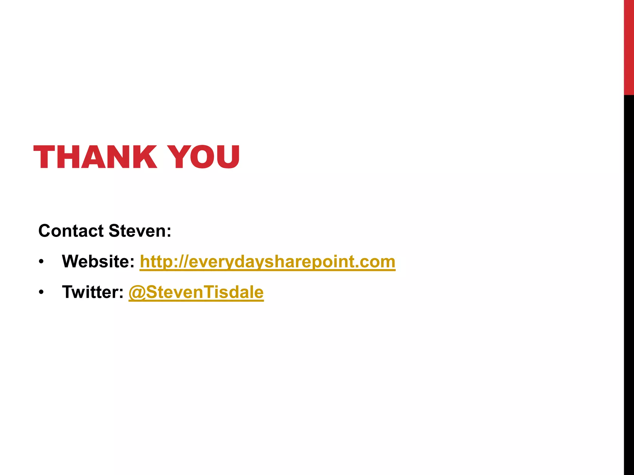 Intranet DEVELOPMENTReplace the share drives