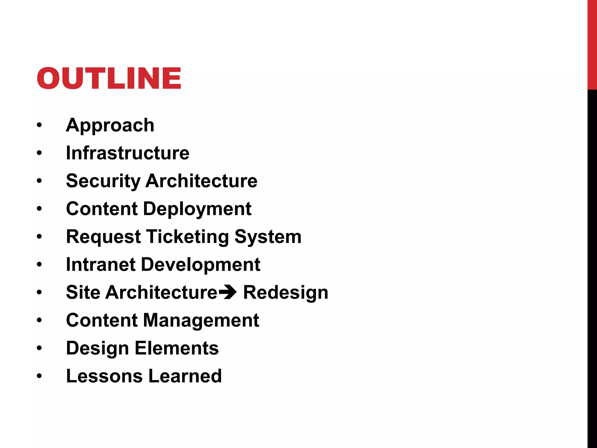 SharePoint Experience:Migrated SharePoint 2003 to Moss 2007Administered MOSS 2007 since December 2007Recently involved in MS BI Stack, executive dashboardsWebsite: http://everydaysharepoint.com