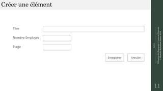 Listes
--------------------------------------------------------------
UtilisationdeSharepoint|ListesetContenu
©MostefaiMohahhedAmine2019
Créer une élément
11
 