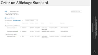 Personnalisation
--------------------------------------------------------------
UtilisationdeSharepoint|Personnalisation
©MostefaiMohahhedAmine2017
Créer un Affichage Standard
8
 