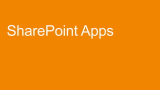 SharePoint Apps
 