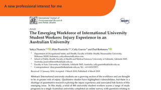 A new professional interest for me
 