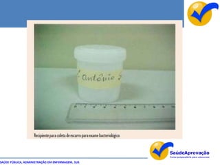 SAÚDE PÚBLICA, ADMINISTRAÇÃO EM ENFERMAGEM, SUS
 