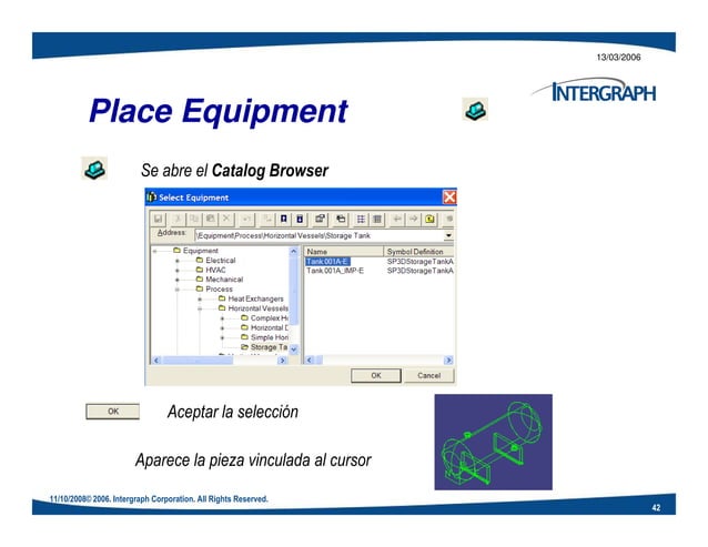 Manuales SP3D Equipement | PDF