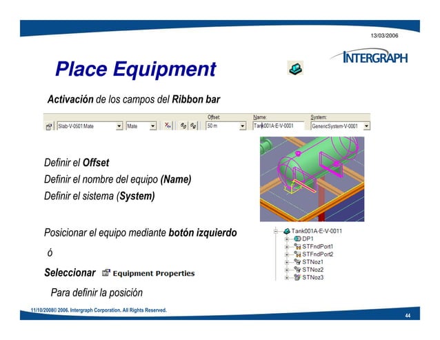 Manuales SP3D Equipement | PDF