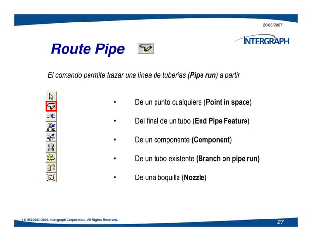 Manuales SP3D PIPING | PDF