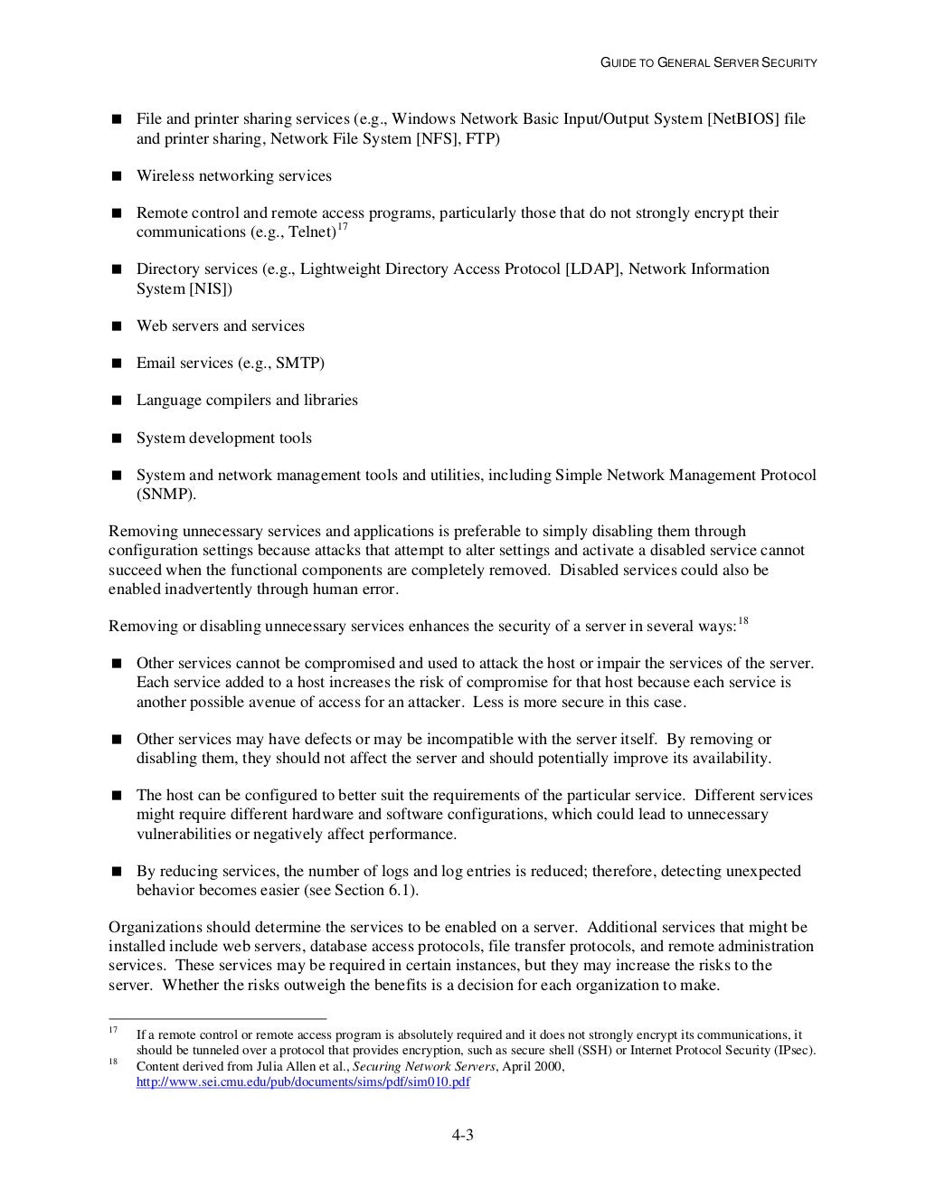 NIST Server Hardening Guide SP 800123