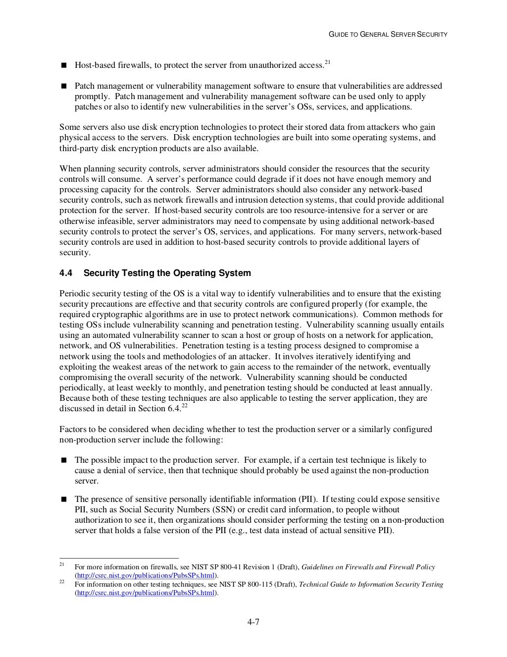 NIST Server Hardening Guide SP 800123