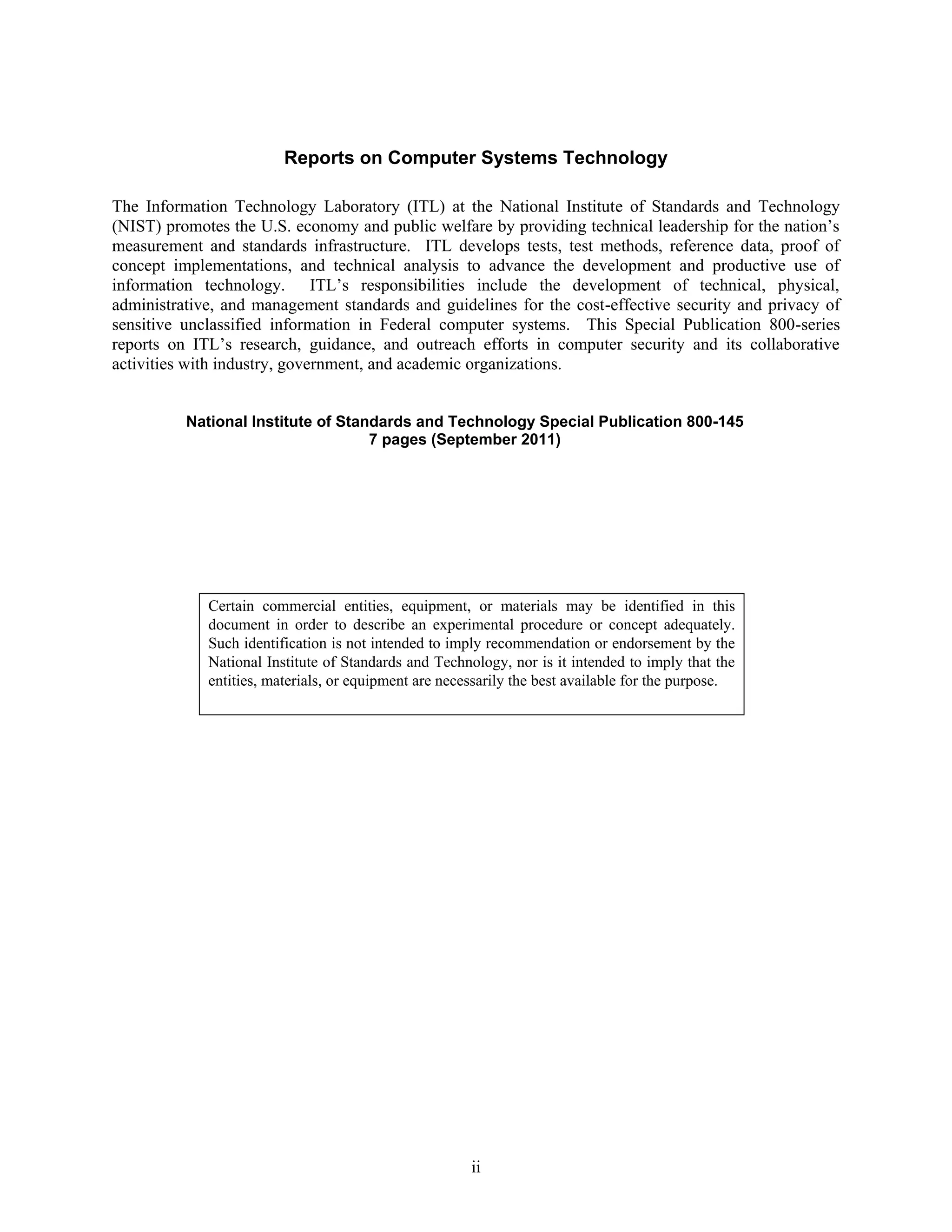 Nist definition of cloud computing pdf