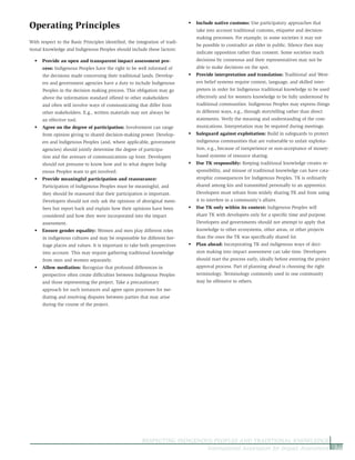 Respecting Indigenous Peoples and Traditional Knowledge | PDF