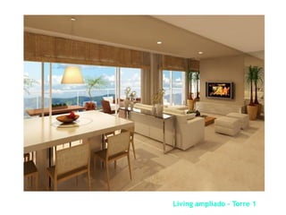 Living ampliado – Torre 1
 