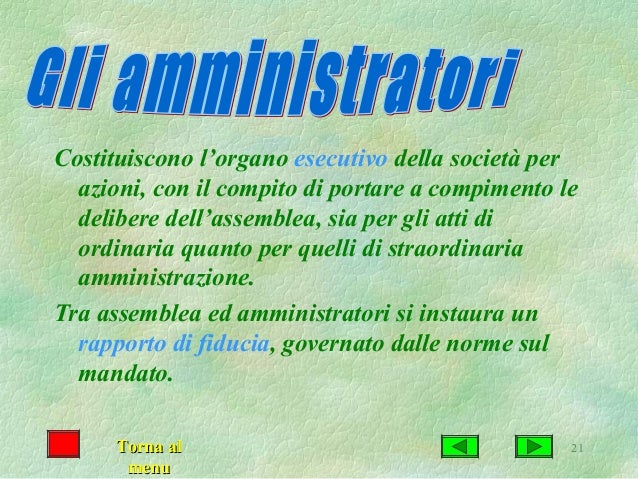 La società per azioni