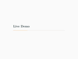Live Demo
 