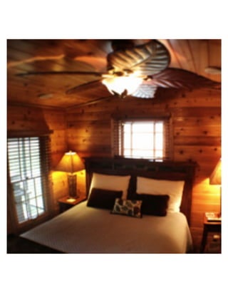 Honeymoon Cabin Bedroom