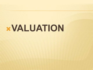 VALUATION
 