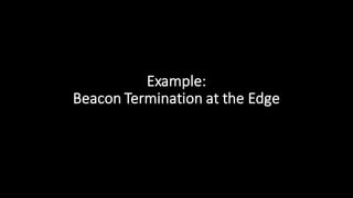 Example:
Beacon  Termination  at  the  Edge
 