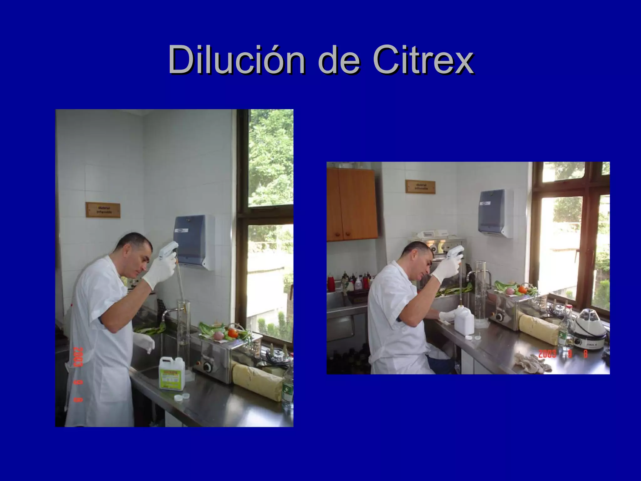 Dilución  de Citrex 