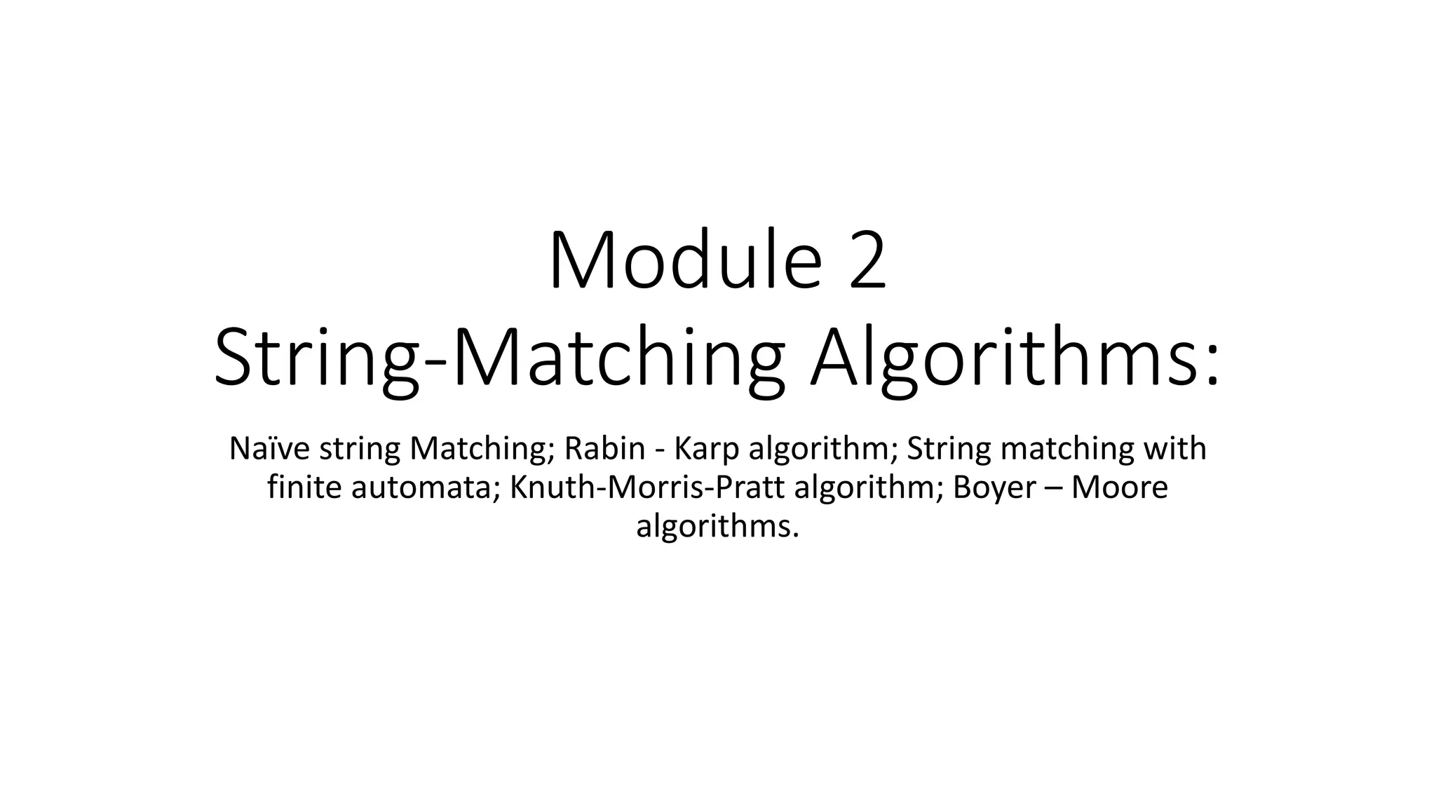 Advance algorithms in master of technology | PPTX | Computing ...