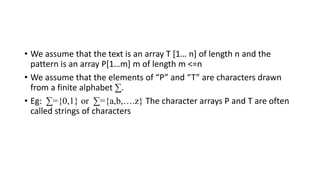 Advance algorithms in master of technology | PPTX
