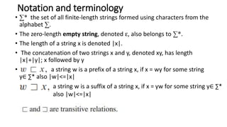 Advance algorithms in master of technology | PPTX