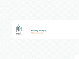 If this is too much… Keeping it simple 