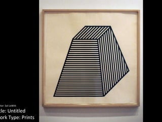Creator: Sol LeWitt Title: Untitled Work Type: Prints Date: 1982 
