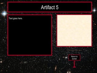 Artifact 5
Text goes here.




                               Linked citation goes here


                                      Return to
                                       Exhibit
 