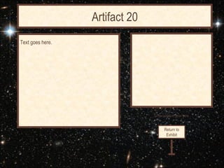 Artifact 20
Text goes here.




                                Linked citation goes here


                                       Return to
                                        Exhibit
 