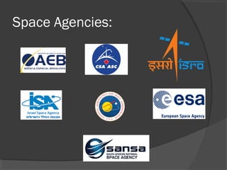 Space Agencies:
 