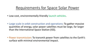 Space Based Solar Power (SBSP) | PPTX