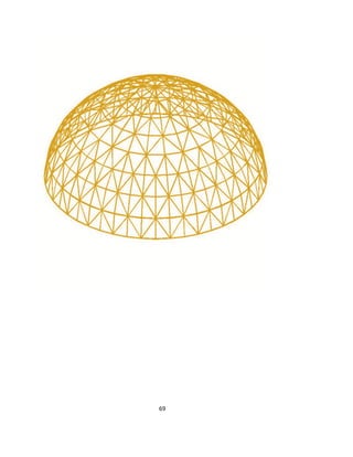 69
If a force is applied to the blue node, and the red bar is not
present, the behaviour of the structure depends completely on the
bending rigidity of the blue node. If the red bar is present, and the
bending rigidity of the blue node is negligible compared to the
contributing rigidity of the red bar, the system can be calculated
using a rigidity matrix, neglecting angular factors.
 