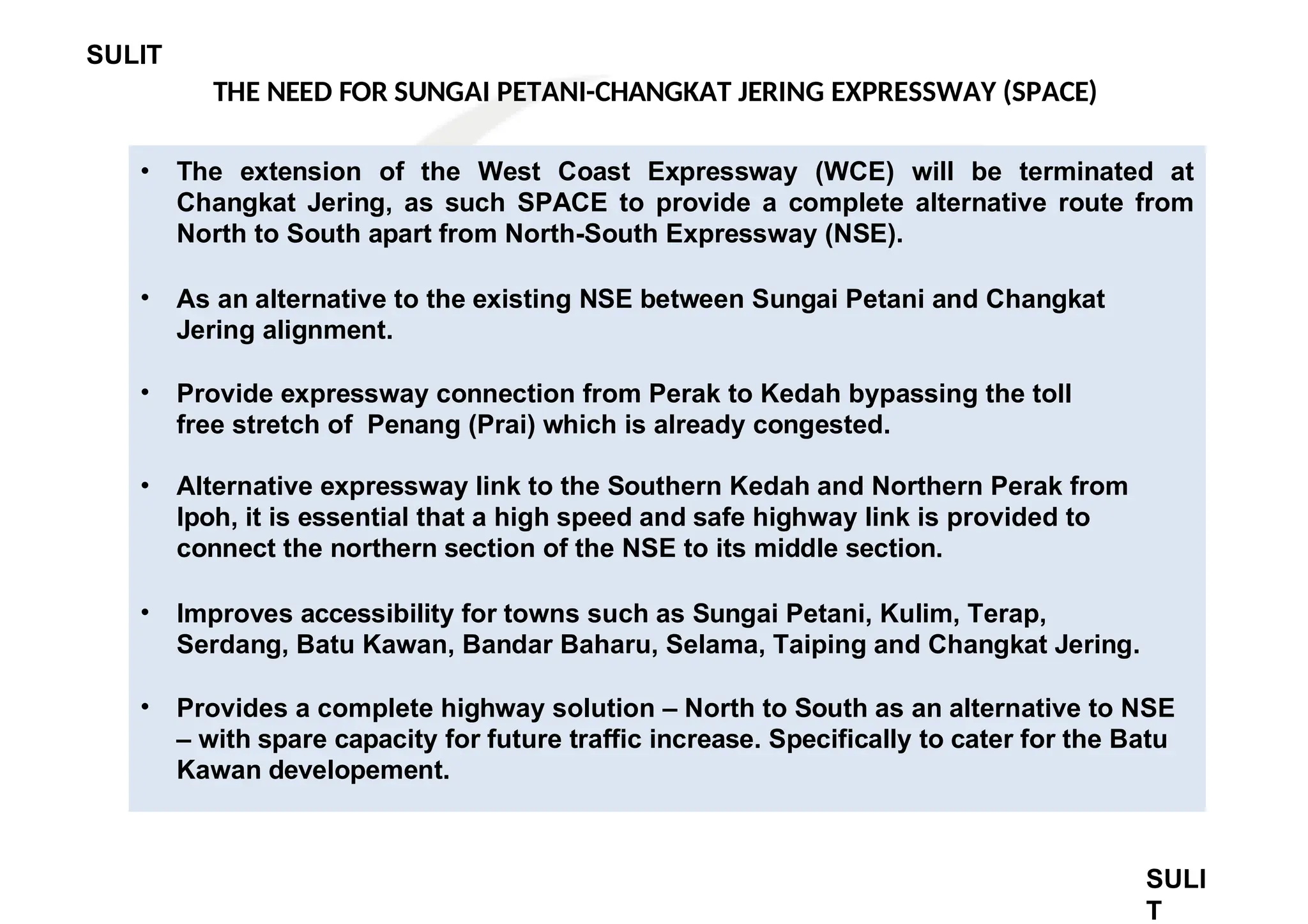 Space Highway Project Executive Summary Pptx