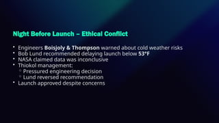 Ethical Analysis of the Space Shuttle Challenger Accident Using ...