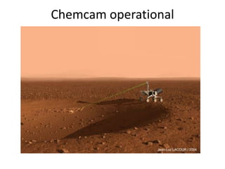 Chemcam operational
 